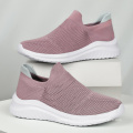 Multi-colors Size 35-45 Couple Lightweight Fly Knitting Sneakers Summer Breathable Comfortable Casual Shoes Unisex Running Shoes